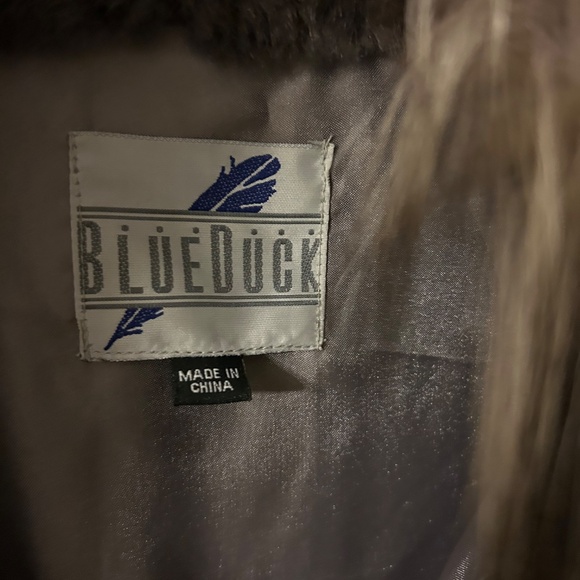 Luxury Blue Duck Silver Fox Vest - Picture 2 of 6